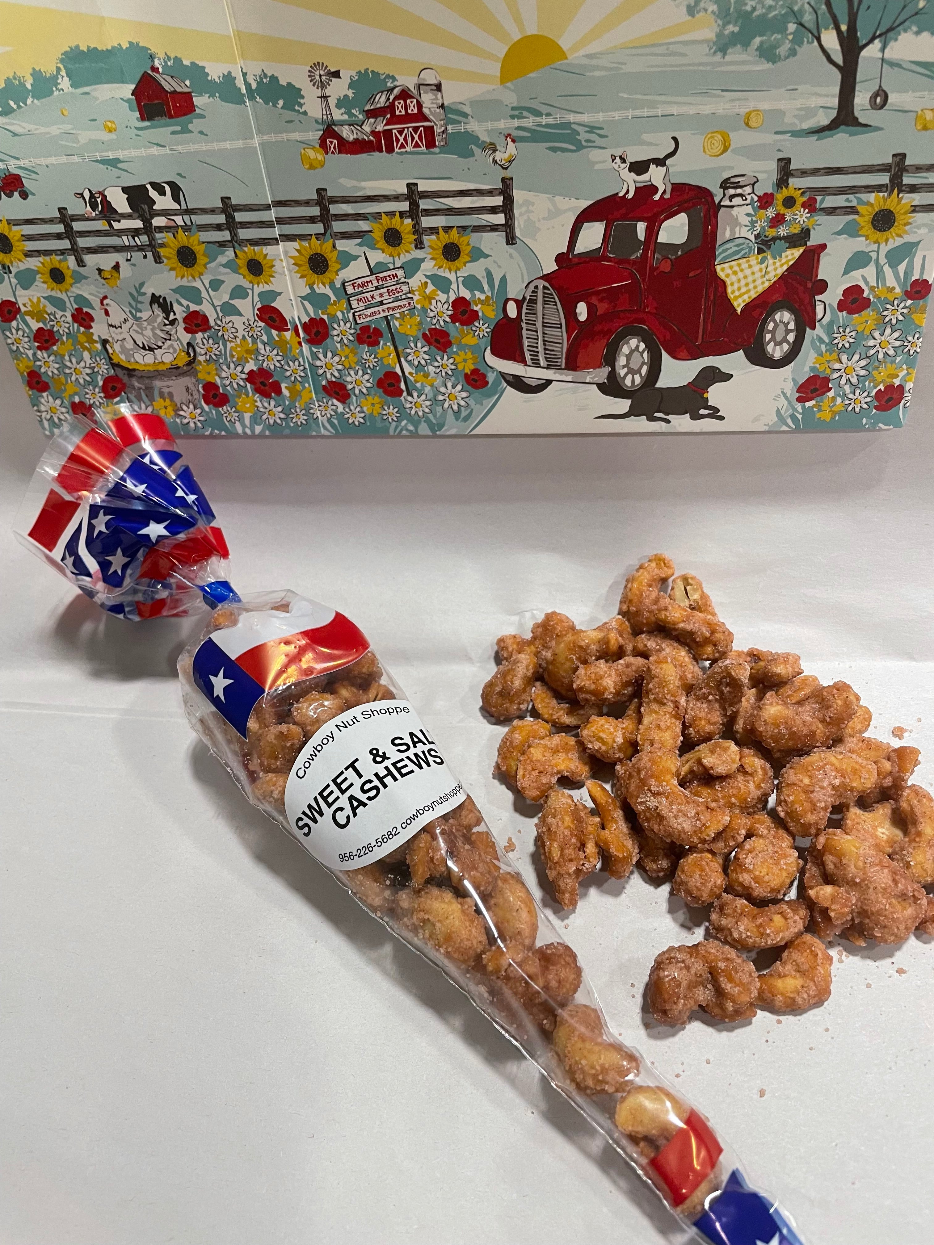 Sweet and Salty Cashews- Half pound bag