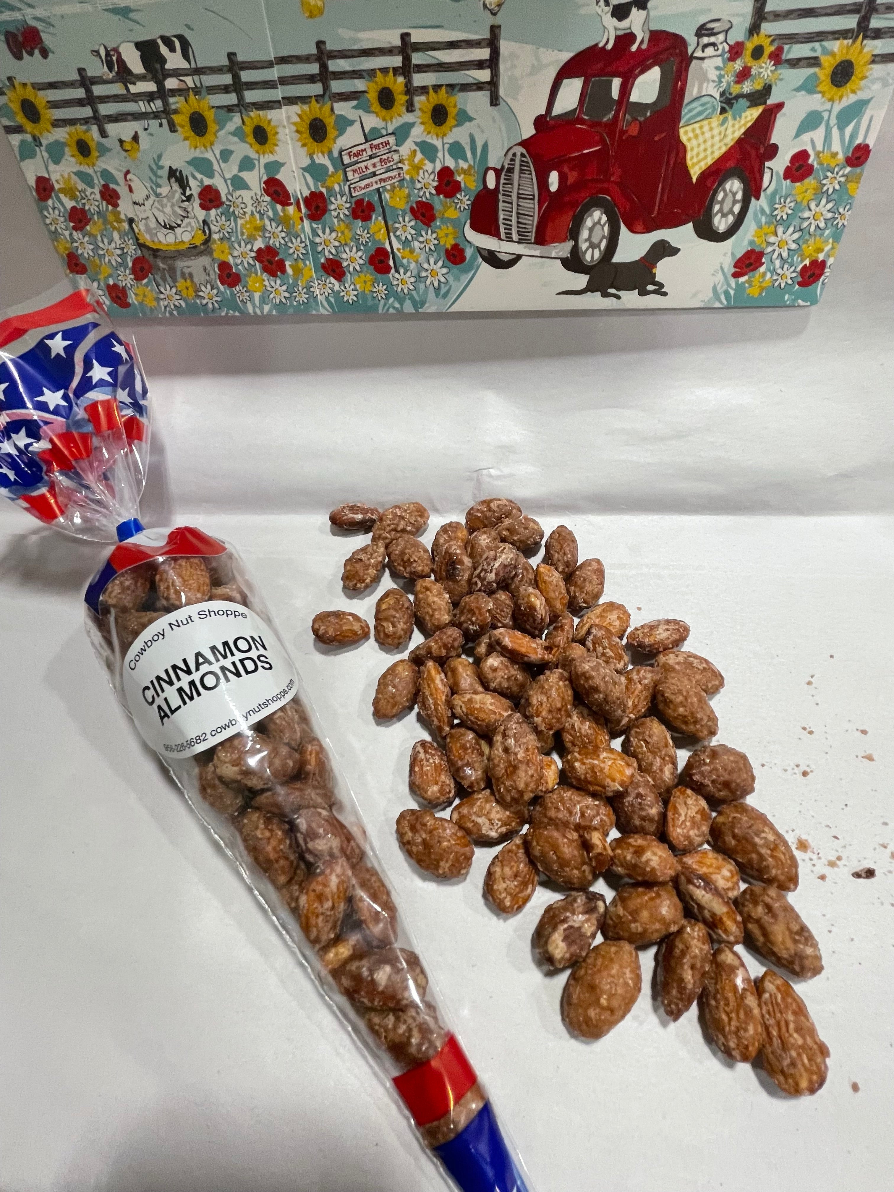 Cinnamon Almonds- Half pound bag